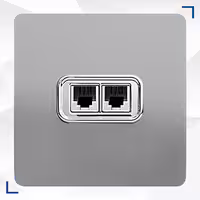 تلفن پاناسونیک دوقلو آسیا مدل کریستال نقره ای