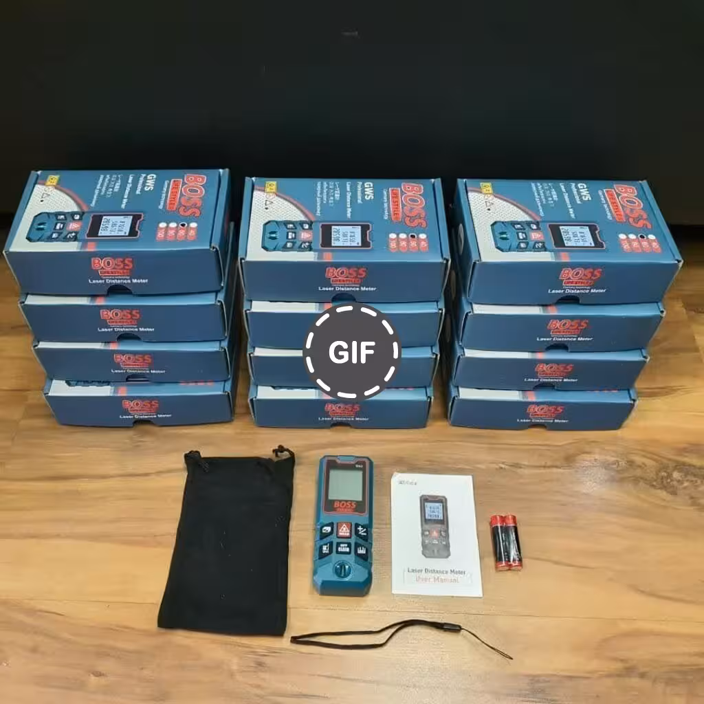 متر لیزری 60 متری ضد آب باس مدل B60