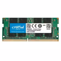 رم لپ تاپ DDR4 تک کاناله 3200 مگاهرتز Crucial ظرفیت 32 گیگابایت
