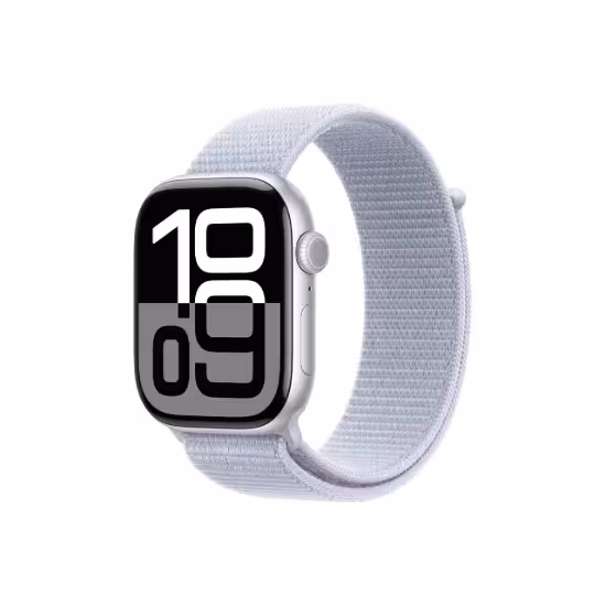 ساعت هوشمند اپل واچ مدل Series 10 Silver Al Blue Cloud SL 44mm