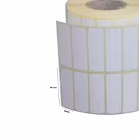 لیبل (برچسب) کاغذی دو ردیفه 45*15