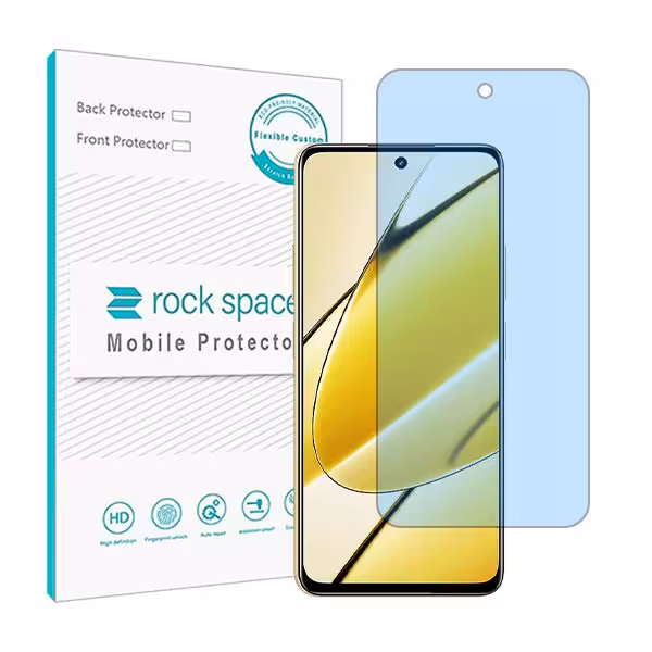 گلس ریلمی 11 5G مدل نانو هیدروژل آنتی بلو برند راک اسپیس کد28417S