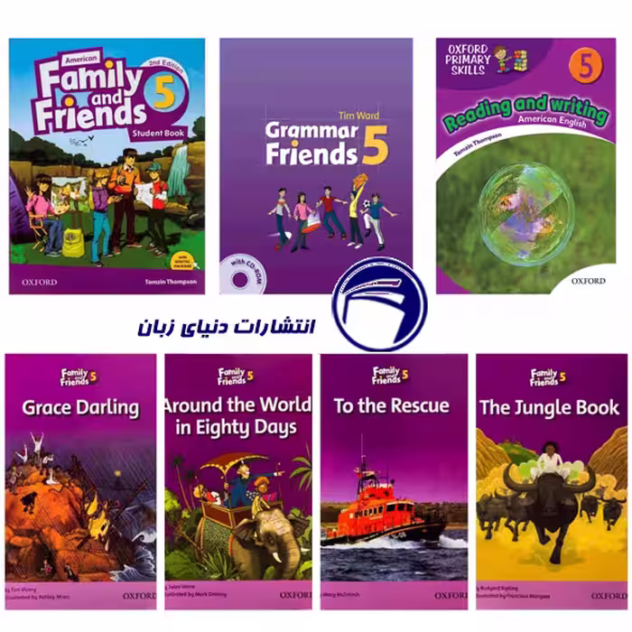 مجموعه پک کامل American Family And Friends 5
