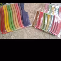 شانه پلاستیکی دندانه متوسط و دندانه درشت