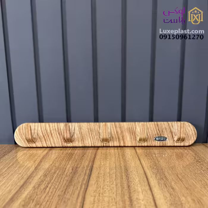 دیوار کوب 5 شاخه طرح چوب کد 5532