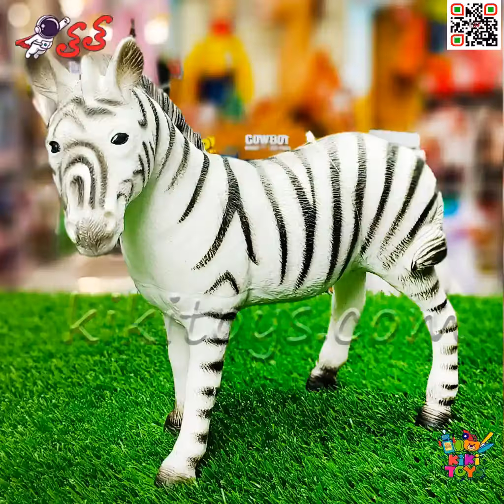 فیگور گورخر بزرگ جنگل و باغ وحش ANIMAL MODEL 002 – جنس نرم، طراحی واقعی، مناسب بازی و کلکسیون