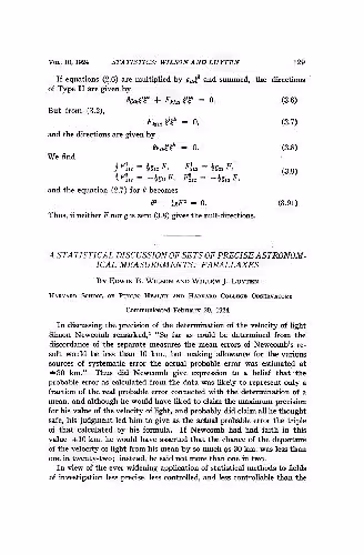 خرید و دانلود نسخه کامل کتاب A Statistical Discussion of Sets of Precise Astronomical Measurements Parallaxes