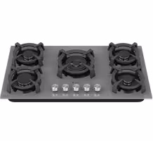 گاز شیشه ای 5 شعله داتیس مدل DG 567  طوسی