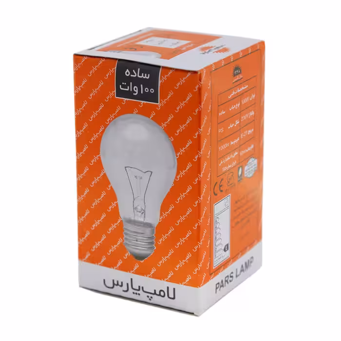 لامپ 100 وات پارس شهاب بسته 10 عددی