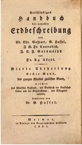 خرید و دانلود نسخه کامل کتاب Vollständiges Handbuch der neuesten Erdbeschreibung
