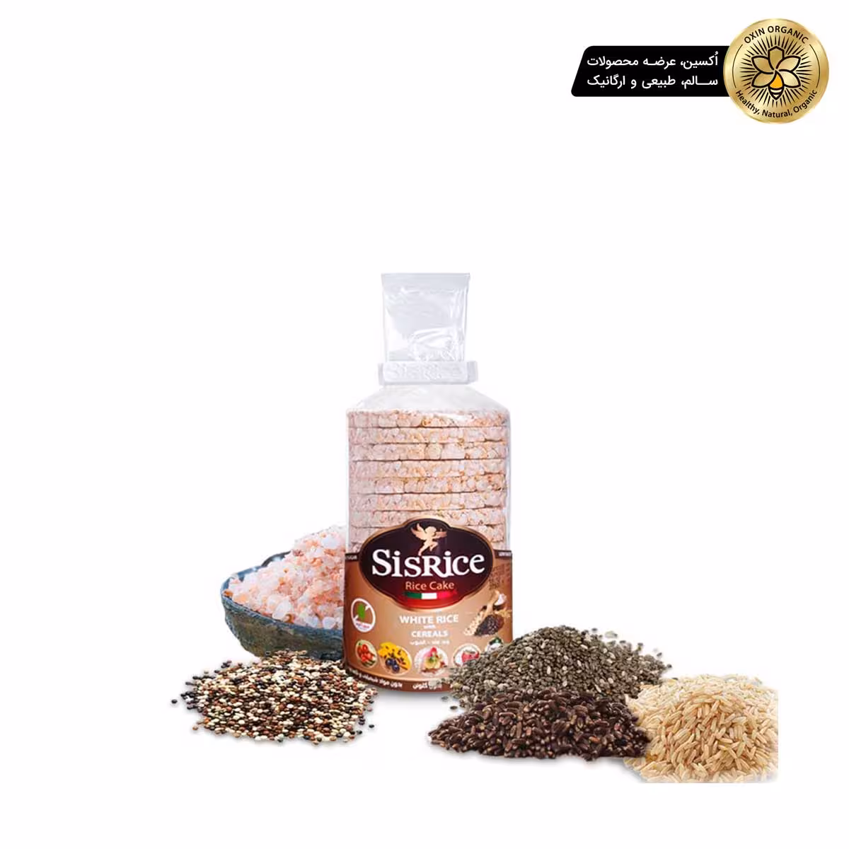 رایس کیک چند غله سیس رایسSis Rice multigrain rice cake