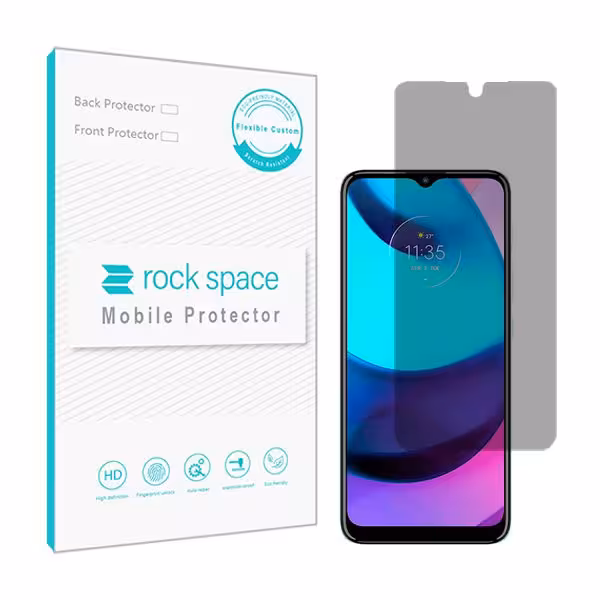 گلس موتورولا E20 مدل نانو هیدروژل پرایوسی برند راک اسپیس کد S