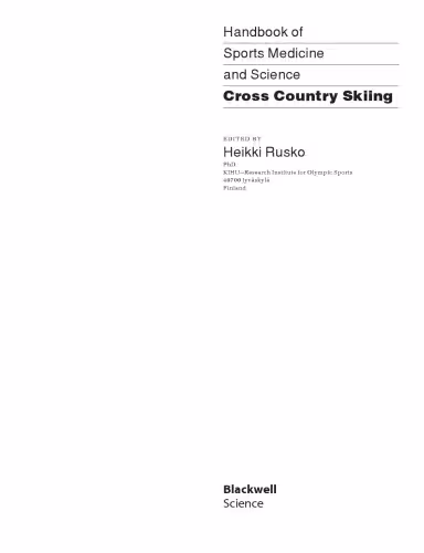 خرید و دانلود نسخه کامل کتاب Handbook of Cross-Country Skiing: Olympic Handbook of Sports Medicine