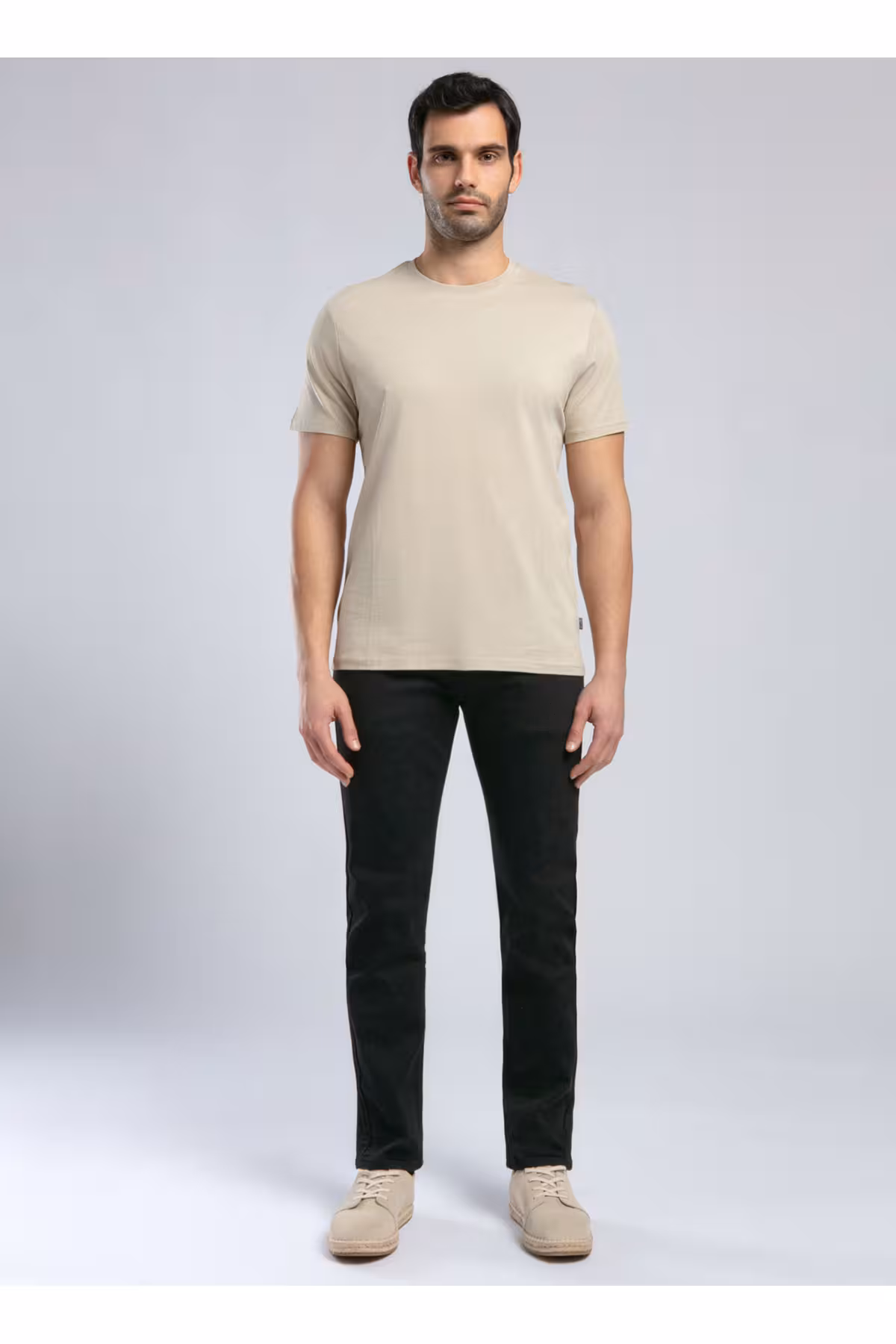 شلوار مردانه جین مستقیم کمر معمولی 252 LCM هری سیاه بماند Lee Cooper