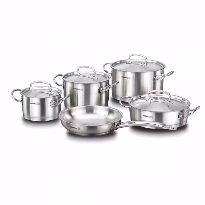 سرویس کرکماز استیل 9 پارچه مدل پرولاین 1150