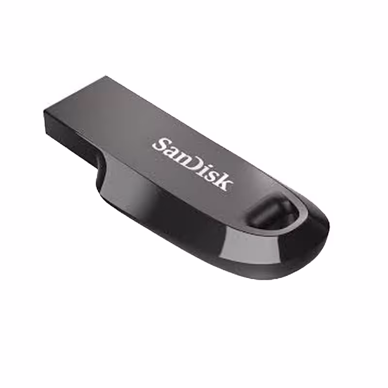 فلش مموری سن دیسک مدل Ultra Curve CZ550 ظرفیت 64 گیگابایت | SANDISK