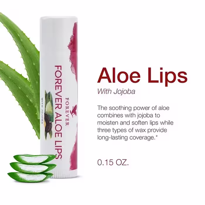 بالم لب آلوئه لیپس، برند فوراور، مدل Aloe Lips