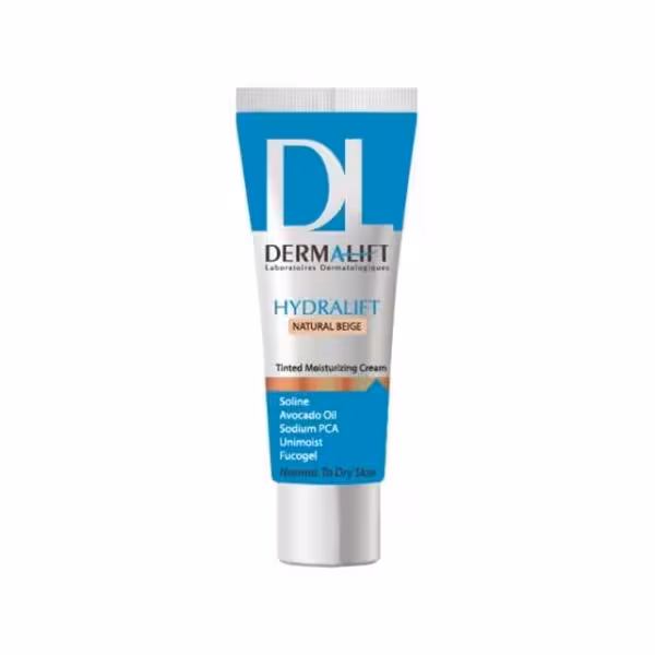 کرم مرطوب کننده رنگی درمالیفت مدل Hydralift حجم 40 میلی لیتر – بژ طبیعی