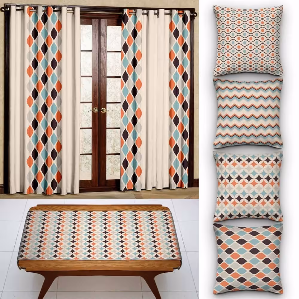 کاور کوسن کد 390 (قهوه ای صورتی)