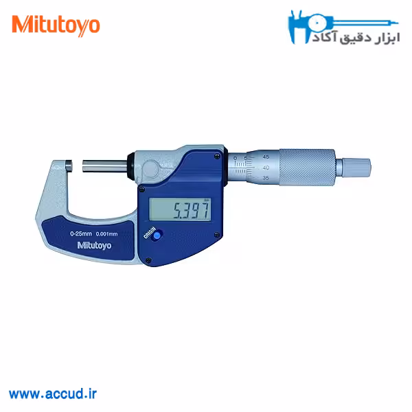 میکرومتر دیجیتال 25-0 Mitutoyo (میتوتویو) مدل 293-821