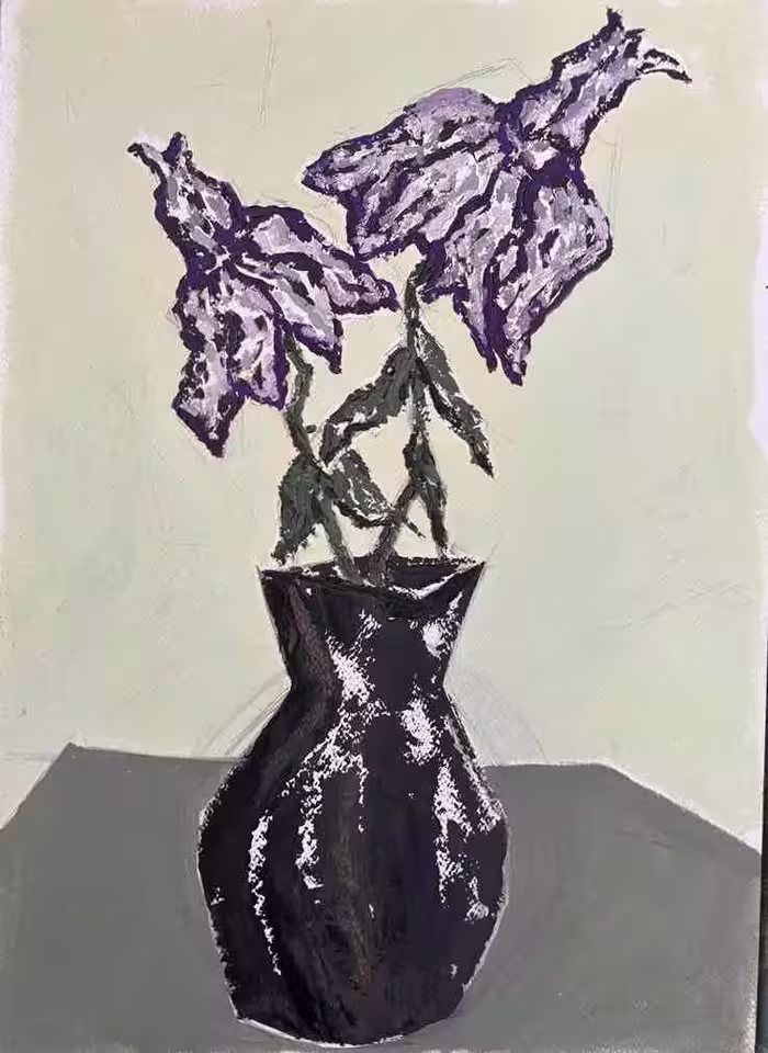 تابلو نقاشی رنگ روغن بدون عنوان