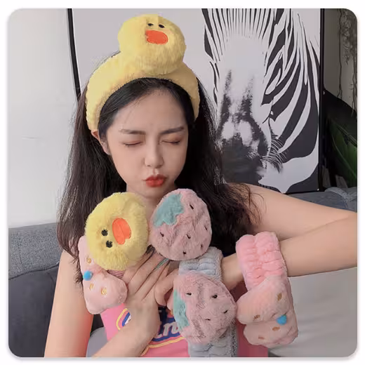 هدبند حوله ایی فانتزی