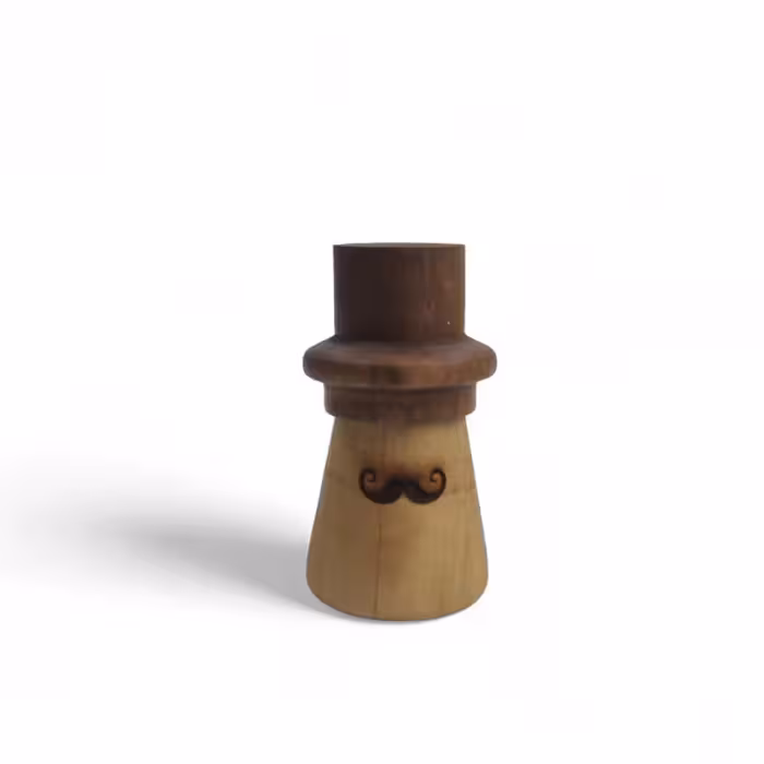 جاخلالی چوبی طرح سیبیل  کد WD6294