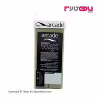 موم وکس رولی طوسی آرکاده (arcade) مدل سیلور (silver) حجم 100 میل
