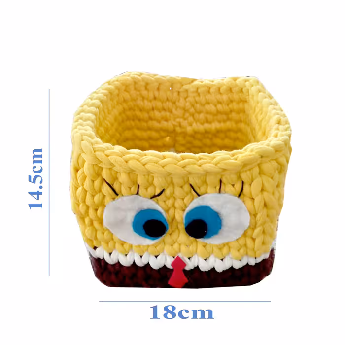 سبد قلاب بافی تریکو مدل باب اسفنجی کد TALIN-2-03