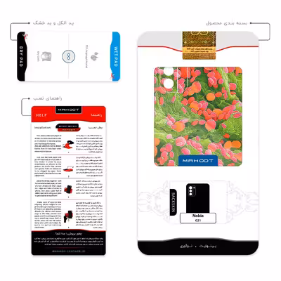 برچسب پوششی ماهوت مدل Atom Universe 3 مناسب برای گوشی موبایل نوکیا G21