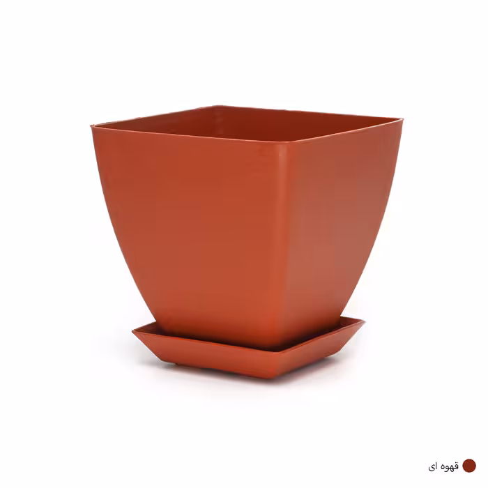 گلدان مدل پلاستیکی مربع کد 010