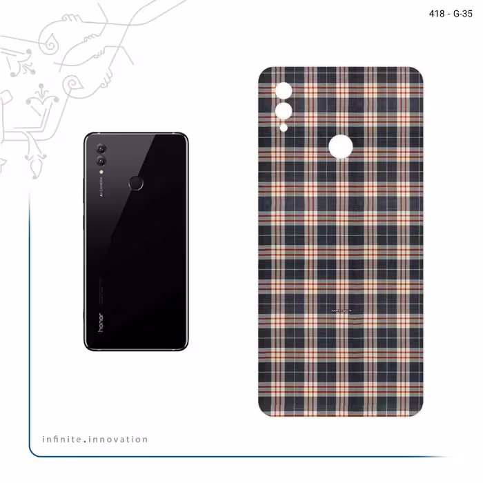 برچسب پوششی ماهوت مدل Fabric Texture 5 مناسب برای گوشی موبایل آنر Note 10