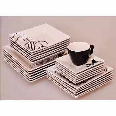 بشقاب خورش خوری آکسفورد کد EL-003 بسته 6 عددی