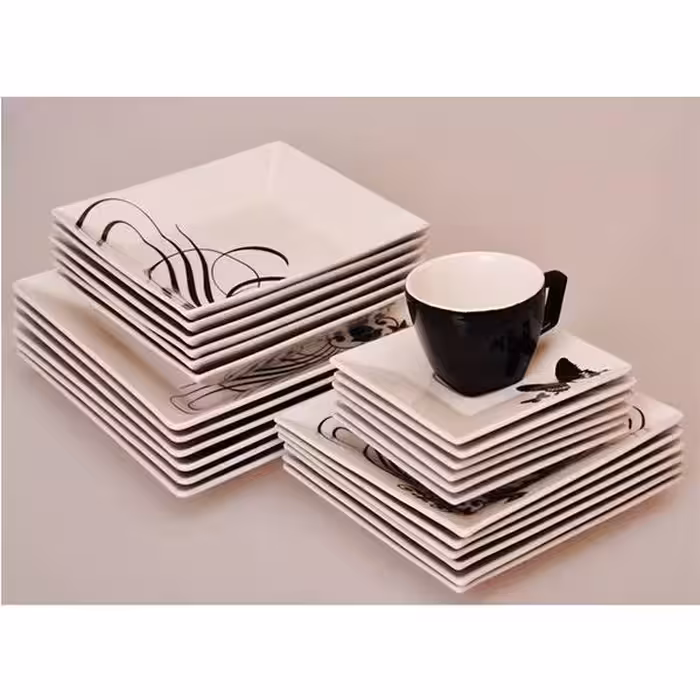 بشقاب خورش خوری آکسفورد کد EL-003 بسته 6 عددی