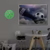 چراغ دیواری نئون دیزاین طرح Soccer-Ball-GL_GR