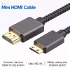 کابل تبدیل Mini HDMI به HDMI یو اِل‌ تی یونیت مدل 4k طول 3 متر