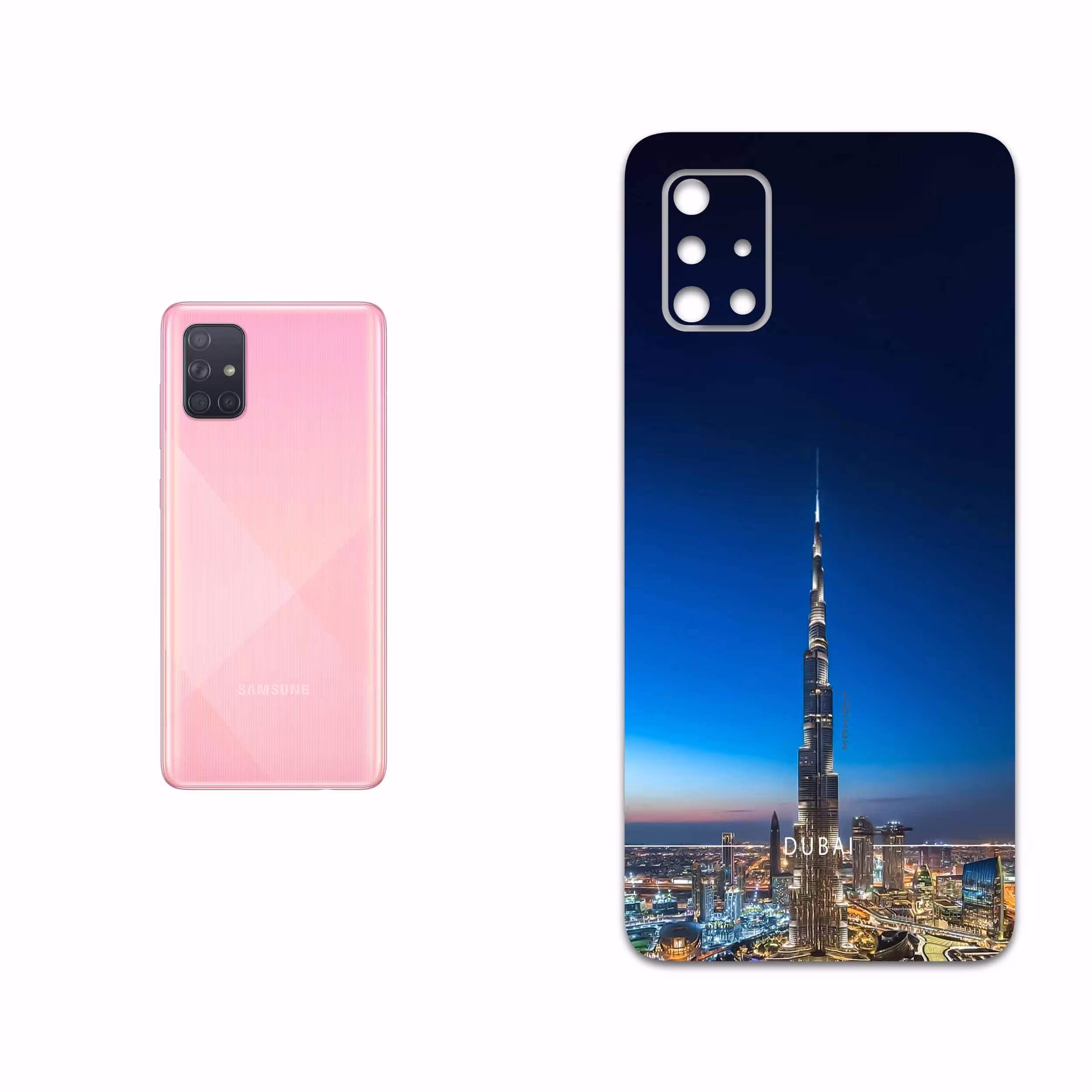 برچسب پوششی ماهوت مدل Dubai City مناسب برای گوشی موبایل سامسونگ Galaxy A71