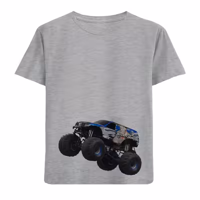 تی شرت آستین کوتاه بچگانه مدل پاترول صحرایی D224