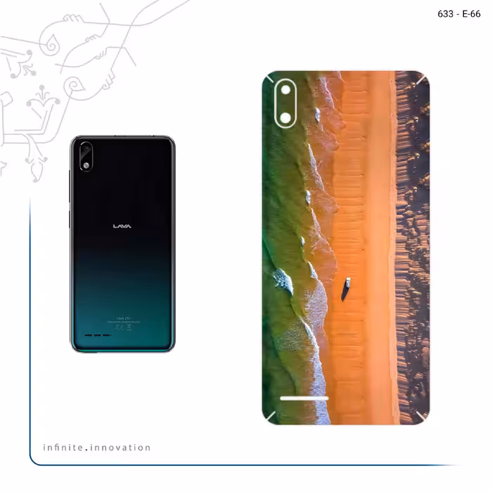 برچسب پوششی ماهوت مدل Beach and Green Sea مناسب برای گوشی موبایل لاوا Z51