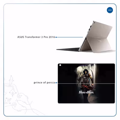 برچسب پوششی ماهوت مدل Prince of Persia مناسب برای تبلت ایسوس Transformer 3 Pro 2016