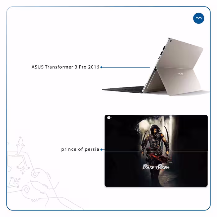 برچسب پوششی ماهوت مدل Prince of Persia مناسب برای تبلت ایسوس Transformer 3 Pro 2016