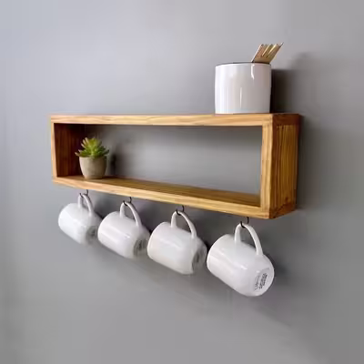 شلف دیواری مدل w58 بسته 2 عددی 
