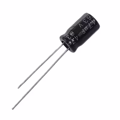 خازن الکترولیت 4.7 میکروفاراد مدل 63V بسته 10 عددی