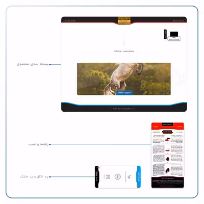 برچسب پوششی ماهوت مدل Horse-2 مناسب برای تبلت اپل iPad Air 2 2014 A1566