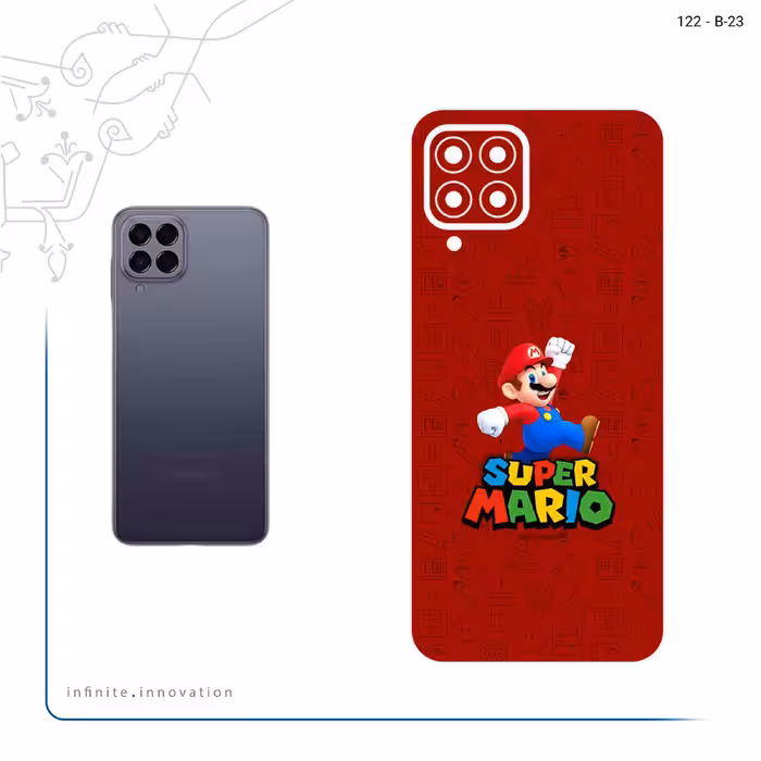 برچسب پوششی ماهوت مدل Super_Mario_Game مناسب برای گوشی موبایل سامسونگ Galaxy M33