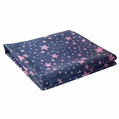 ملحفه مدل روانداز طرح ستاره یک نفره سایز 140×200 سانتی متر 