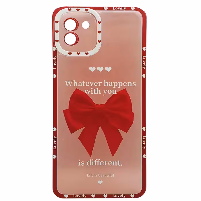 کاور قاب ناب مدل پاپیونی مناسب برای گوشی موبایل سامسونگ Galaxy A03