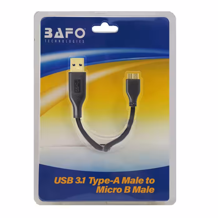 کابل هارد USB3.0 بافو مدل AM-MB3-GLD-75 طول 0.75 متر