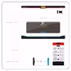 برچسب پوششی ماهوت مدل LOUIS-VUITTON-Logo مناسب برای تبلت مایکروسافت Surface Pro 2 2013
