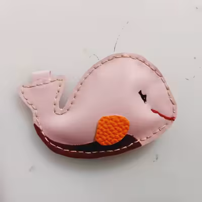 جاکلیدی چرمی طرح دلفین کد 1